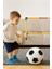 Çocuklar Için Dolgulu Siyah Beyaz Futbol Topu Peluş Yastık 4