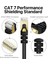 20 Metre 20MT Yeni Nesil RJ45 Kablo CAT7U/FTP Altın Kaplama Korumalı 10 Gigabit/s Ağ Lan Ethernet Kablosu 600 Mhz Premium Metal Zırhlı RJ45 Kablo 6