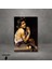 Tekli Dikey Kanvas Tablo Ünlü Eserler Caravaggio Genç Hasta Bacchus 3