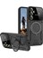 Samsung Galaxy S24 Fe Kılıf Joy Lens Standlı Kapak - Siyah Arbkd 1