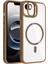 iPhone 16E Kılıf Standlı ve Kamera Lens Hediyeli Kablosuz Şarj Özellikli Etro Kapak 1