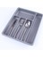 Gri - 5 Bölmeli Çekmece Içi Kaşıklık 36X29X5CM (4767) - CHT2151-5168 1