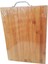 Ahşap Koyu Bambu Kesim Panosu Metal Kulplu (4767) - CHT2654-4599 1