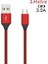 Ally USB Type C 3.0A Hızlı Kopmaz Halat USB Şarj Kablosu 1MM-(5775) - CHT4037-5325 1