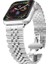 Ally Apple Watch 7-8 41MM 6-5-4 40MM Kayış Kordon Paslanmaz Çelik 3-2-1 38MM-(577 - CHT8939-8678 2