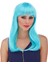 Turkuaz ve Mavi Renkli Çok Renkli Parti Peruğu, Şık ve Eğlenceli Aksesuar 1