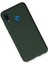 Huawei P20 Lite Kılıf Nano Içi Kadife Silikon - Koyu Yeşil Arbkd 3