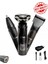3 Başlıklı Dijital Tıraş Makinesi Kuru Saç Sakal ve Burun Bakımı 1