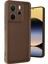 Xiaomi Redmi Note 14 4g Kılıf Viera Silikon - Kahverengi Arbkd 1