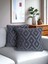 2'li Set Bohem Özel Tasarım Wellsoft Kırlent Kılıfı | Çift Taraflı 43X43 cm - Antrasit 1