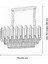 Sima 75x30 Cm'lik Kristal Cam Taşlı Lüks Yemek Masası Üstü Avize - (Siyah Renk) 3