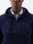 Erkek TAPESTRY NAVY Gap Logo Kapüşonlu Fleece Sweatshirt 3