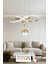 Larin Tekli Dimmer Kumandalı 3 Renk Ledli (Sarı-Beyaz-Gün Işığı) Modern Sarkıt Avize - Gold 1