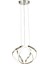 Vira 35 cm Dimmer Kumandalı 3 Renk Ledli (Sarı-Beyaz-Gün Işığı) Modern Sarkıt Avize - Krom 3
