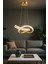 Atom 40 cm Dimmer Kumandalı 3 Renk Ledli (Sarı-Beyaz-Gün Işığı) Modern Sarkıt Avize - Gold 1