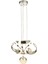 Salvo 35 cm Tekli Dimmer Kumandalı 3 Renk Ledli (Sarı-Beyaz-Gün Işığı) Modern Sarkıt Avize - Krom 2