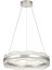 Toledo 60 cm Dim Kumandalı 3 Renk Ledli (Sarı-Beyaz-Gün Işığı) Modern Akrilik Avize - Silver 3
