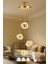 Savona 4 lü Sarkıt Dimmer Kumandalı 3 Renk Ledli (Sarı-Beyaz-Gün Işığı) Modern Akrilik Avize -Gold 1