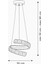 Milly 30 cm Dimmer Kumandalı 3 Renk Ledli (Sarı-Beyaz-Gün Işığı) Modern Akrilik Avize -Gold 3