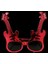 Kırmızı Renk Rockn Roll Gitar Şekilli Parti Gözlüğü 15X15 cm 1