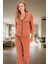 Shally Dokuma Viskon Pijama Takımı Kışlık Rahat Kalıp Dayanıklı Malzeme Profesyonel Görünüm 2