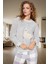 Lama Desenli Kışlık Pijama Takımı Wellsoft Örme Rahat ve Sıcak Şık Trend Tasarım 2