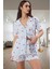Yazlık Çizgili Çilekli Viskon Pijama Takımı Rahat Kalıp Özel Tasarım Kullanım Modern Stil 1