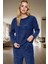 Çizgili Kışlık Pijama Takımı Rahat Wellsoft Kumaş 2'li Set ve Şık Premium Kalite 1