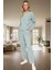 Yumuşak Pamuklu Yıldızlı Pijama Takımı Regular Kalıp Uzun Ömürlü Yüksek Kalite 1