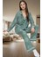Rahat ve Şık Viskon Pijama Takımı Güneş Desenli Kışlık 2'li Yüksek Kalite Kullanım 1