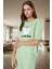 Eğlenceli Baskılı Homewear Pijama Takımı %100 Pamuk Rahat Kesim Modern Stil Kullanım 2