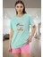 Rahat ve Şık %100 Pamuk Yazlık Pijama Takımı Seçkin Malzeme Dayanıklı Kullanım 2