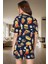 Rahat Yazlık Çok Nakışlı Polyester Örme Pijama Takımı Kullanım Premium Kalite 3