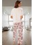 Ev Giyiminde Şıklık %100 Pamuklu Leopar Pijama Takımı Mükemmel Uyum Uzun Ömürlü Premium Kalite 1