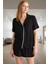 Şerit Detaylı Viskoz Pijama Takımı Yazlık Rahat Regular Kalıp Modern Stil Özenle Seçilmiş 1