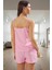 Yazlık Pijama Takımı Kedi Nakışlı Rahat ve Şık Dayanıklı Malzeme Mükemmel Uyum Seçkin 3