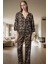 Ev Giyim Pijama Takımı Viskon Shally Dokuma Kışlık Modern Stil Özel Tasarım 2