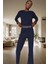 2 Parça Pijama Takımı Nefes Alan Kumaş Regular Kalıp Geniş Paça Kış Mevsimi Rahat Kullanım 1