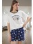 Örme Pamuklu Kadın Pijama Takımı Rahat Nefes Alabilir Avokado Desenli Uzun Ömürlü Kullanım 1