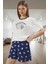 Örme Pamuklu Kadın Pijama Takımı Rahat Nefes Alabilir Avokado Desenli Uzun Ömürlü Kullanım 2