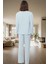 Homewear Koleksiyonu Rahat Pamuklu Pijama Takımı Uzun Kollu Geniş Paça Özenle Seçilmiş 3