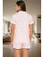 Yazlık Homewear Pijama Takımı Pamuklu Puantiyeli Kısa Kollu Regular Kalıp Profesyonel Görünüm 3