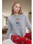 Rahat Kışlık Örme Pijama Takımı; ve Ayıcıklı Desen 2 Adet Kullanım Özel Tasarım 1