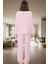 Şık ve Rahat Kışlık Pijama Takımı; 100% Viskon Regular Fit Trend Tasarım 3