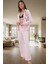 Baskılı Örme Pijama Takımı Pamuklu Regular Uzun Paça Gömlek Yaka Ev Konforu Konforlu Kesim 1