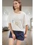 Homewear Pijama Takımı Yumuşak Pamuk Rahat Kalıp Galaksi Deseni Konforlu Kesim 1