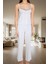 Homewear Çok Dantelli Örme Pijama Takımı Pamuk Regular Kolsuz Yüksek Kalite 3