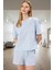 Galaksi Desenli %100 Pamuklu Kadın Pijama Takımı Rahatlık ve Şıklık Modern Stil 1