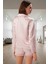Dantel Detaylı Homewear Pijama Takımı Regular Fit Saten Kumaş Premium Kalite Rahat ve Şık 3