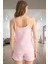 Kolsuz Ince Askılı Pijama Takımı Rahat Müslin Dokuma Yaz Için Ideal Uzun Ömürlü Trend Tasarım 3